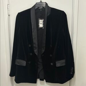 Express Black Velvet Men's Jacket